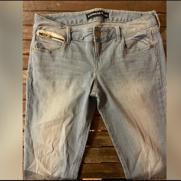 Express Railstripe denim - Picture 2 of 6